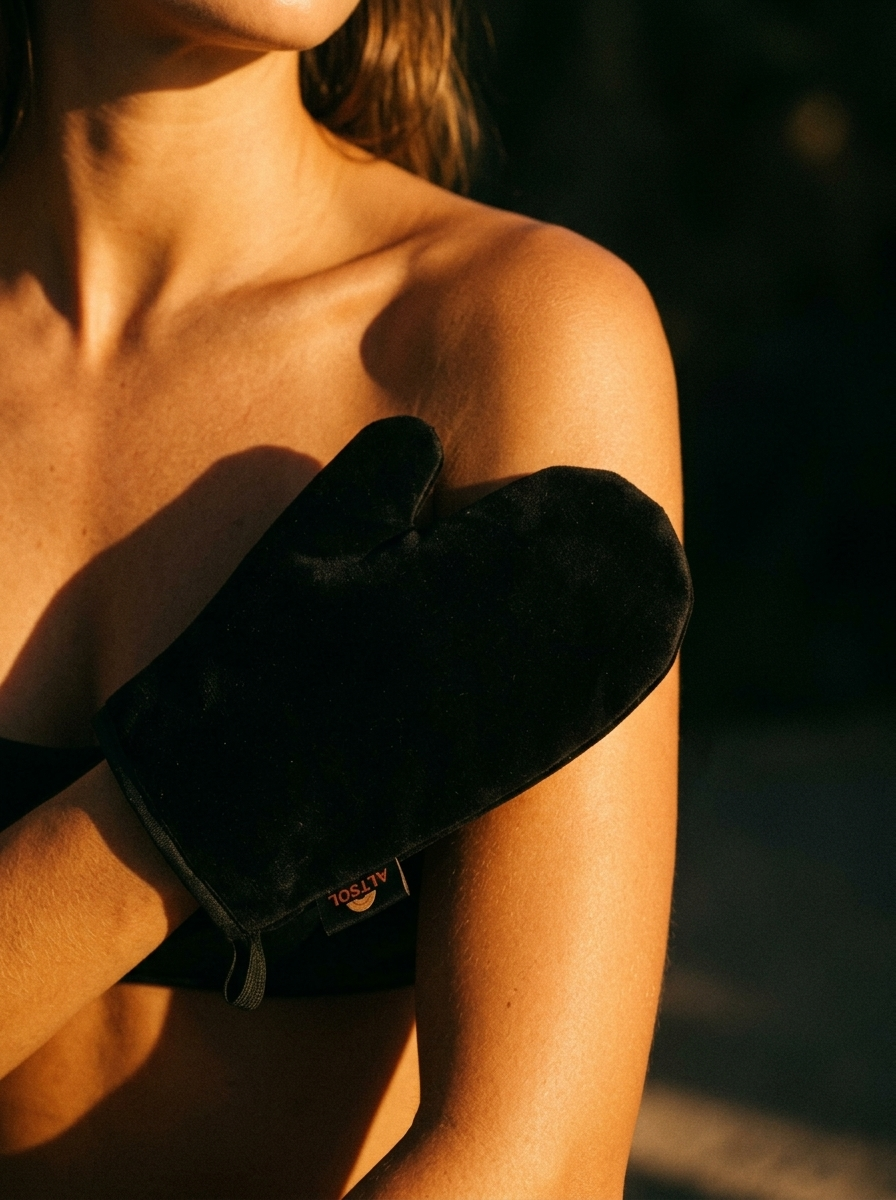 ALTSOL Ritual for Two tanning mitt application bronzed skin streak-free editorial lifestyle